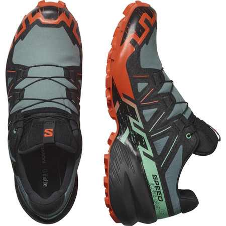 Zapatilla Salomon Speedcross 6 GTX Gris/Negro/Naranja