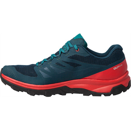 Zapatillas Salomon Outline GTX Verde/Rojo