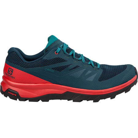 Zapatillas Salomon Outline GTX Verde/Rojo