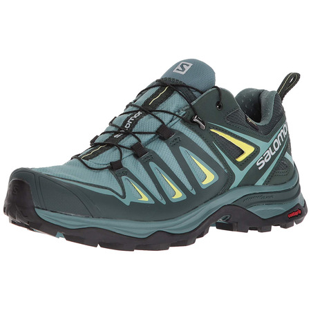 Zapatillas Salomon X Ultra 3 GTX W Verde/Negro/Amarillo