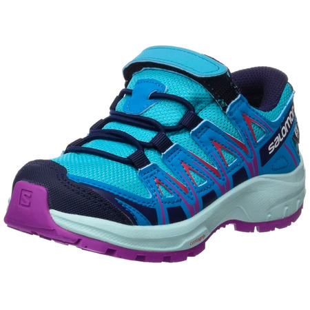 Zapatillas Salomon Xa PRO 3D CSWP K Aguamarina/Rosa