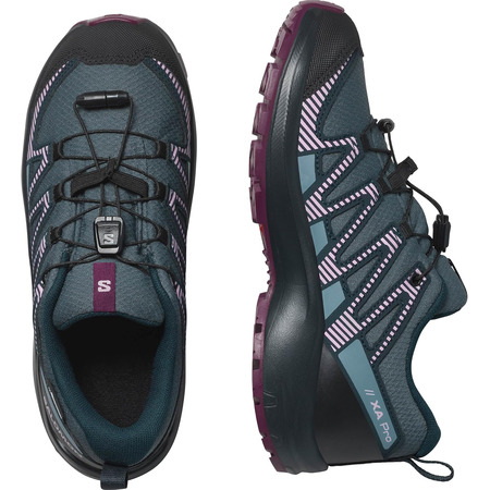 Zapatillas Salomon XA Pro V8 CSWP J Gris/Rosa