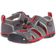 Sandalia Keen Seacamp II CNX Children Gris/Rojo