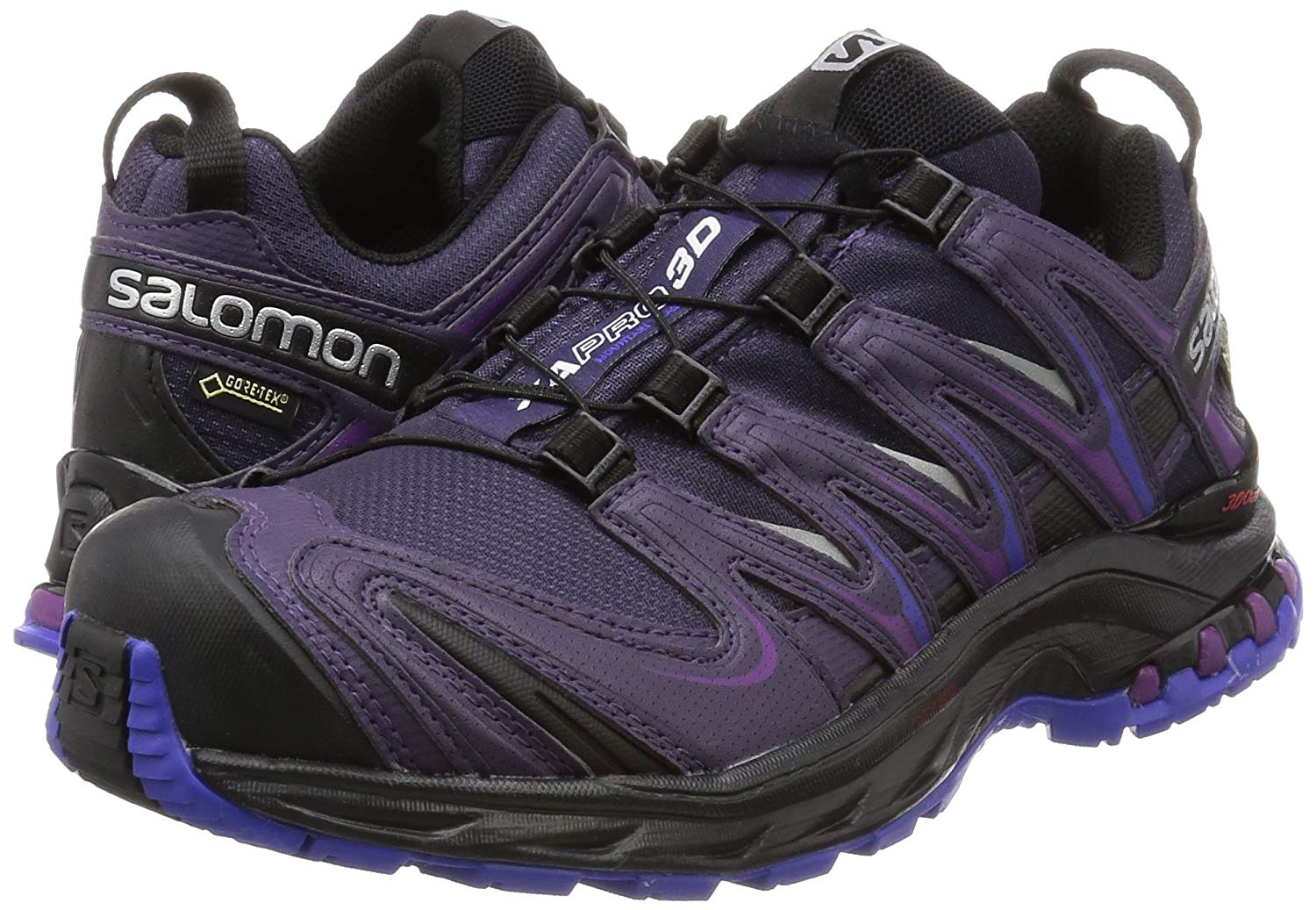  Salomon XA Pro 3D GTX W - Zapatillas de running para mujer,  color violeta oscuro, azul cáscara de huevo, talla:, morado, 42 M EU :  Ropa, Zapatos y Joyería
