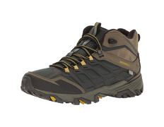 Bota Merrell Moab FST Ice Thermo Verde/Oliva/Amarillo