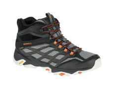 Bota Merrell Moab FST Mid GTX Negro/Gris/Naranja