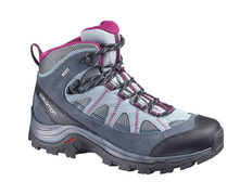 Bota Salomon Authentic GTX W Gris/Negro/Fucsia