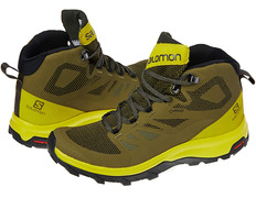 Botas Salomon Outline Mid GTX Oliva/Lima