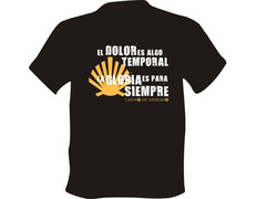 Camiseta El Dolor es algo temporal, la Gloria es para siempre