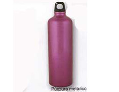 Cantimplora Aluminio Brillo 1 Litro Violeta