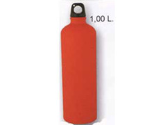 Cantimplora Aluminio Mate 1 Litro Rojo