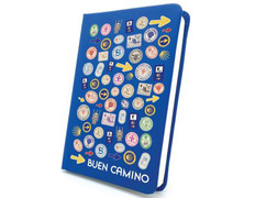 Libreta Camino de Santiago Sellos Azul