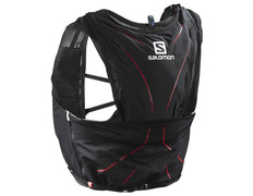 Mochila Salomon Adv Skin 12 Set Negro/Rojo