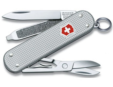 Navaja Victorinox Classic Alox 5 usos Gris