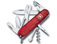 Navaja Victorinox Climber 14 usos 91 mm Rojo Translúcido