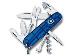 Navaja Victorinox Climber 14 usos 91 mm Azul Translúcido