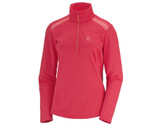 Pullover Salomon Discovery LT HZ W Rojo