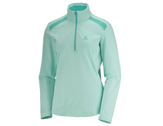 Pullover Salomon Discovery LT HZ W Verde Agua