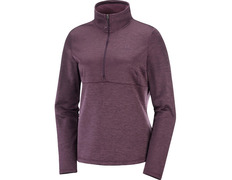 Pullover Salomon Transition HZ W Granate