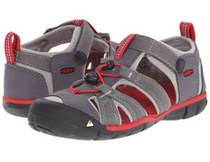 Sandalia Keen Seacamp II CNX Children Gris/Rojo