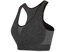 Sujetador deportivo Dare2B Warm Up Bra Gris