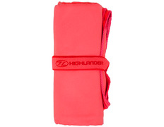 Toalla Highlander Microfibre Travel Towel L Rosa fucsia