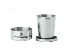 Vaso Plegable Ferrino Inox con Estuche