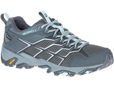 Zapatilla Merrell Moab FST 2 GTX W Gris/Turquesa