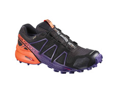 Zapatilla Salomon Speedcross 4 GTX W LTD Negro/Naranja/Violeta