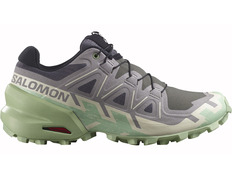 Zapatilla Salomon Speedcross 6 W Gris/Verde