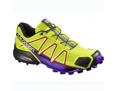 Zapatilla Salomon Speedcross 4 W Verde lima/Violeta/Negro