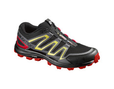 Zapatilla Salomon Speedtrak Negro/Amarillo/Rojo