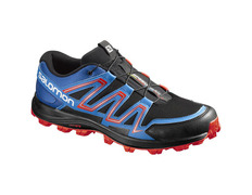 Zapatilla Salomon Speedtrak Negro/Azul/Rojo