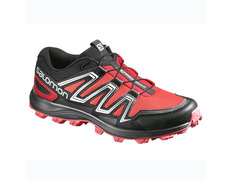 Zapatilla Salomon Speedtrak W Rojo/Negro