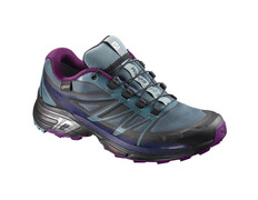 Zapatilla Salomon Wings Pro 2 GTX W Gris/Morado/Negro