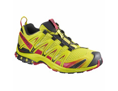 Zapatilla Salomon XA PRO 3D Amarillo/Rojo/Negro