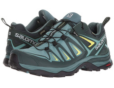 Zapatillas Salomon X Ultra 3 GTX W Verde/Negro/Amarillo