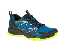 Zapato Merrell Capra Bolt GTX Azul/Negro/Amarillo