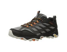 Zapato Merrell Moab Fst Negro/Gris/Naranja