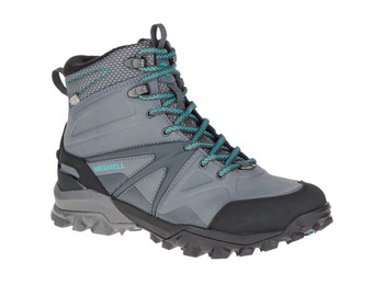 Bota Merrell Capra Glacial Ice + Mid WP W Gris