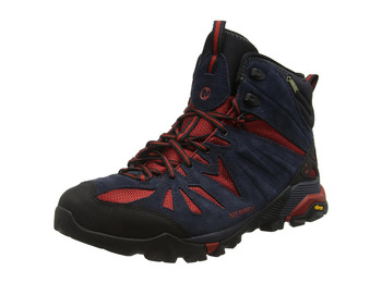 Bota Merrell Capra Mid GTX Marino/Rojo