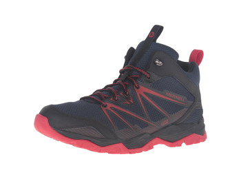 Bota Merrell Capra Rise Mid WTPF Marino/Rojo