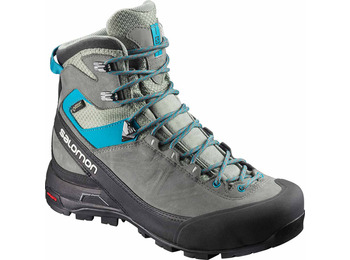 Bota Salomon X Alp MTN GTX W Gris/Azul