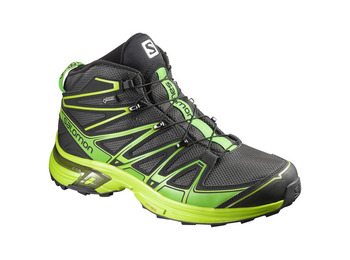 Bota Salomon X-Chase Mid GTX Negro/Verde