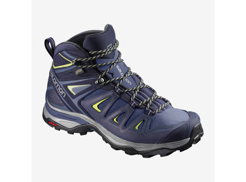 Bota Salomon X Ultra 3 Wide Mid GTX W Morado/Amaillo