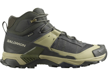 Bota Salomon X Ultra 5 Mid GTX Gris/Verde