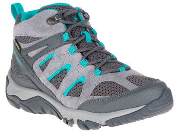 Botas Merrell Outmost Mid Vent GTX Gris/Turquesa