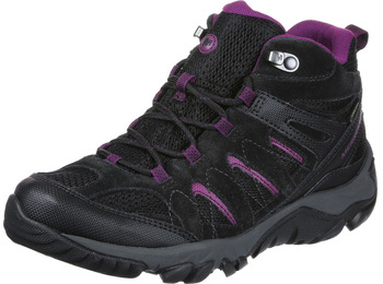 Botas Merrell Outmost Mid Vent GTX  W Negro/Fucsia