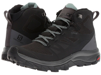 Botas Salomon Outline Mid GTX W Negro/Turquesa