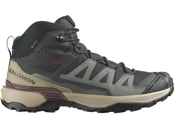 Botas Salomon X Ultra 360 Mid GTX Negro/Gris/Granate